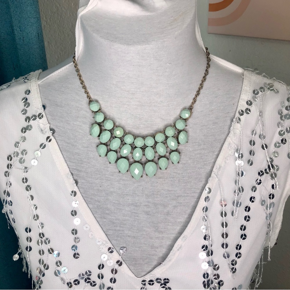 Forever 21 Mint Statement Necklace